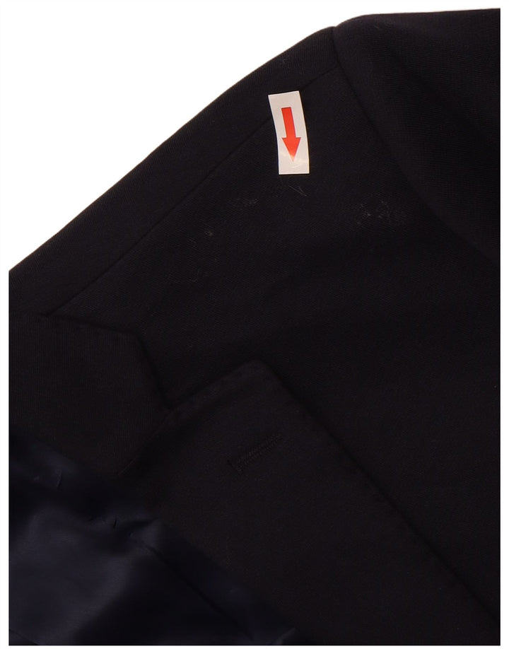 Мужской приталенный пиджак John Barritt на 2 пуговицах UK 40, большой темно-синий