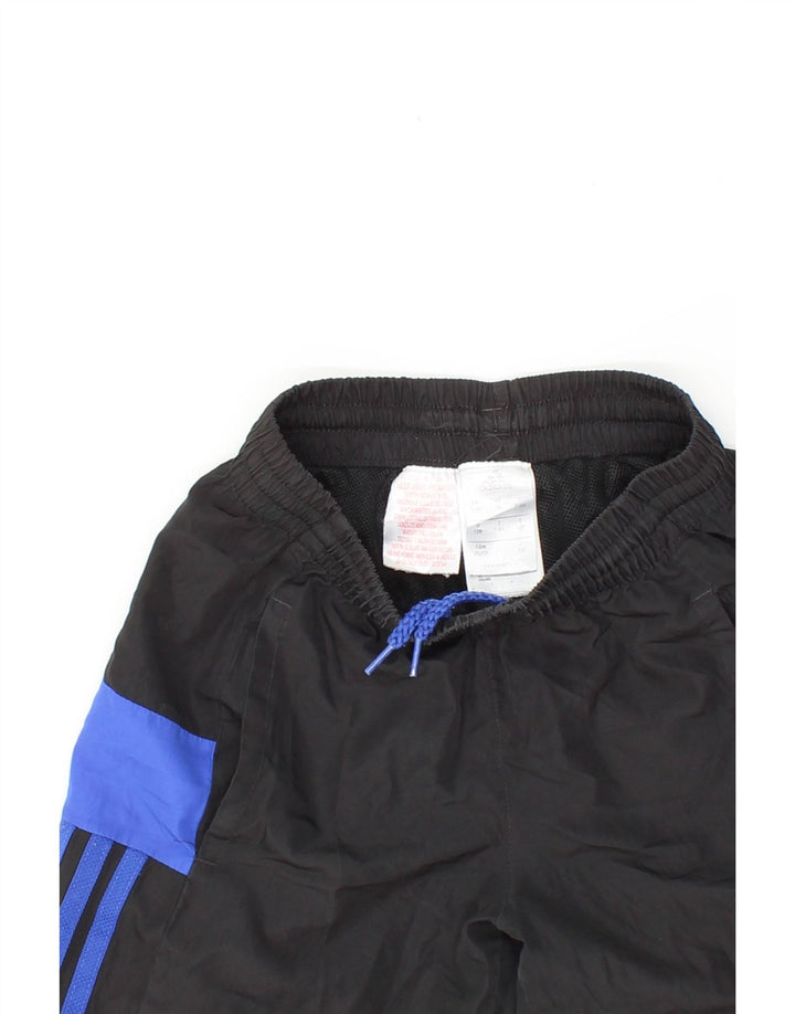 ADIDAS Boys Sport Shorts 7-8 Years Black Colourblock Polyester Vintage Adidas and Second-Hand Adidas from Messina Hembry 