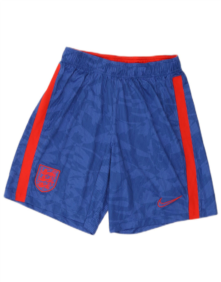 Мужские спортивные шорты Nike Dri Fit с абстрактным узором, большие синие цветные блоки