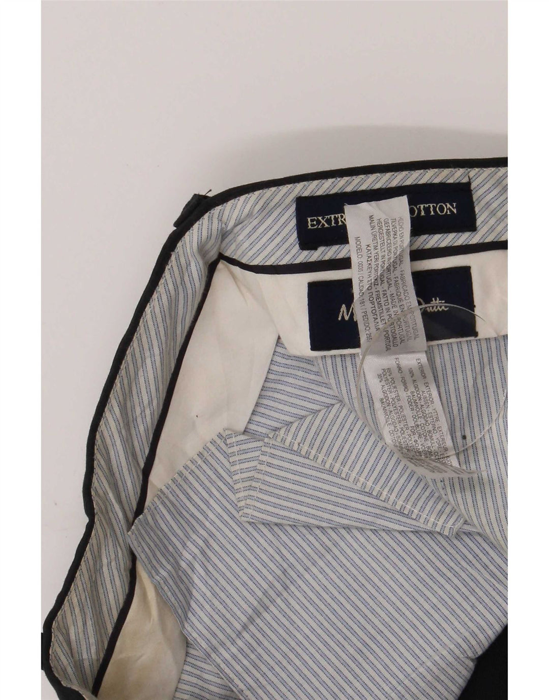 Брюки-чиносы Massimo Dutti мужские стандартные, средние W31 L29, темно-синие, хлопок