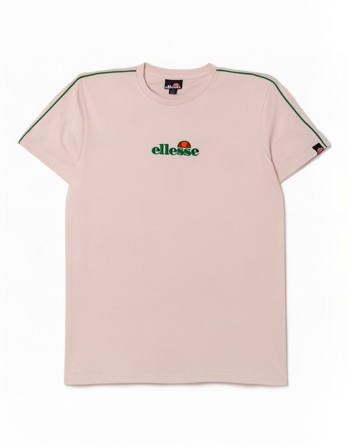 Мужская футболка Ellesse с рисунком, маленький белый хлопок