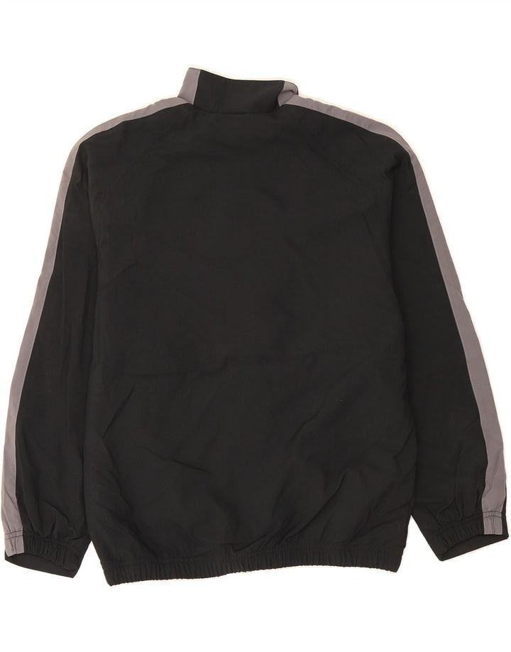 NIKE Boys Graphic Tracksuit Top Jacket 12-13 Years Large Black Colourblock Vintage Nike and Second-Hand Nike from Messina Hembry 