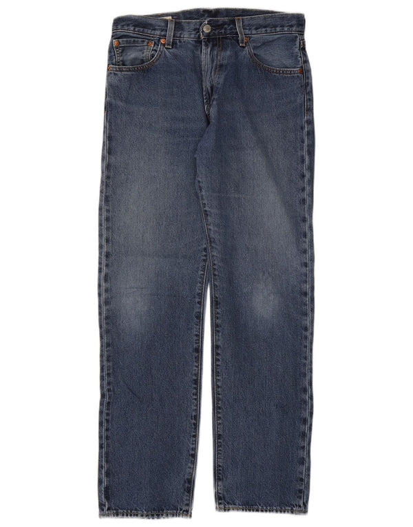 Женские прямые джинсы Levi's W29 L32 синие, хлопок