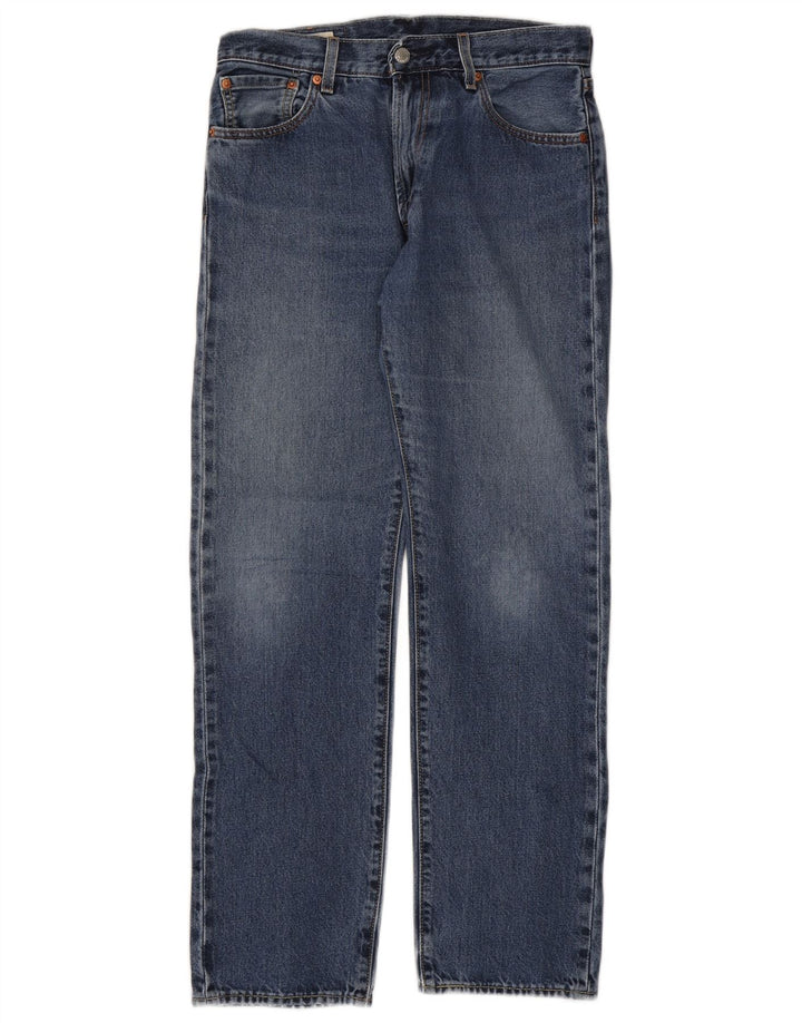 Женские прямые джинсы Levi's W29 L32 синие, хлопок
