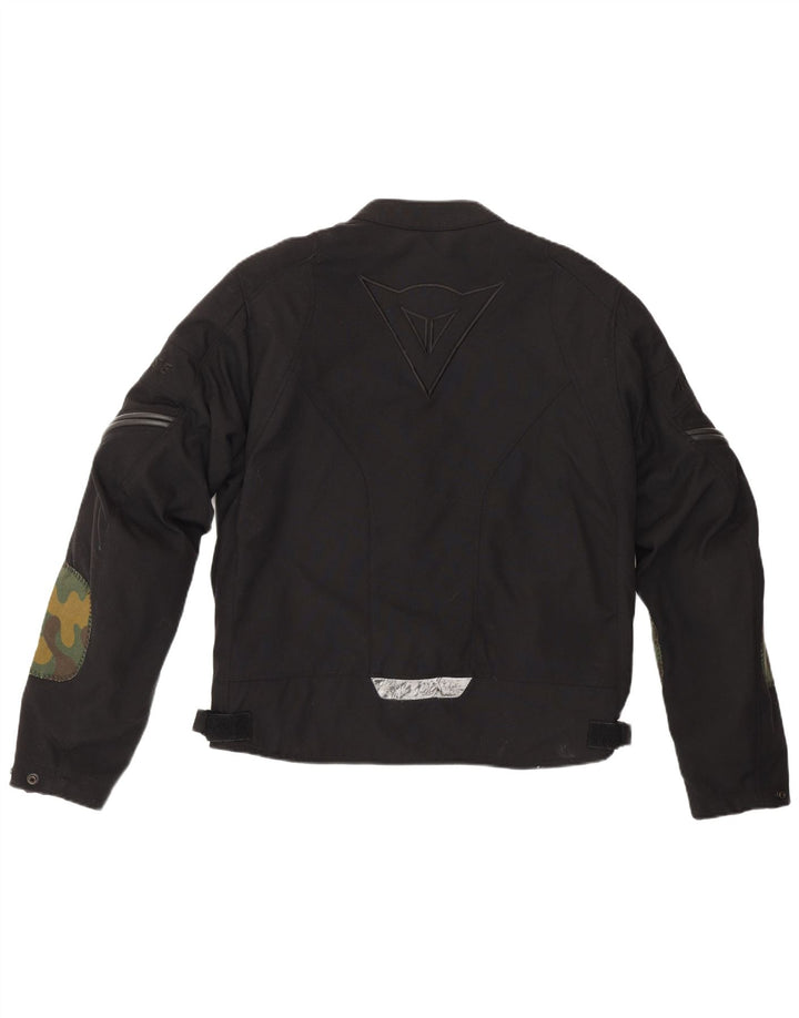 Мужская гоночная куртка Dainese с графическим рисунком EU 50, маленькая, черный камуфляжный нейлон