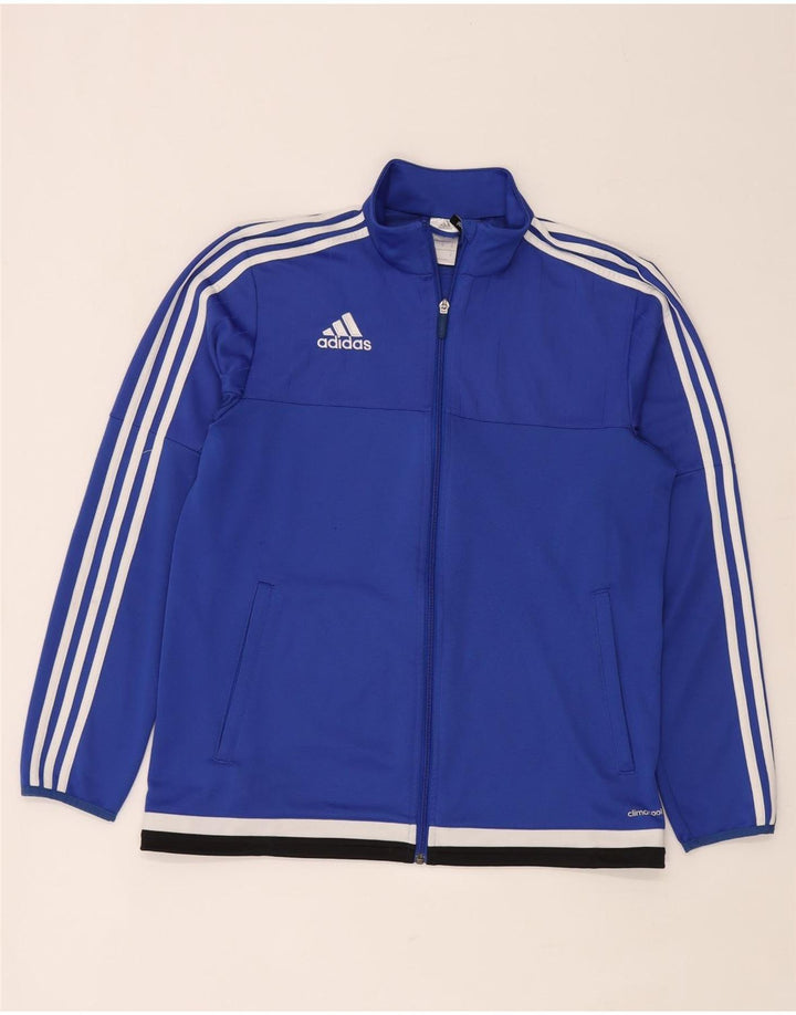 Мужской спортивный костюм Adidas Climacool, верхняя куртка, средний синий полиэстер