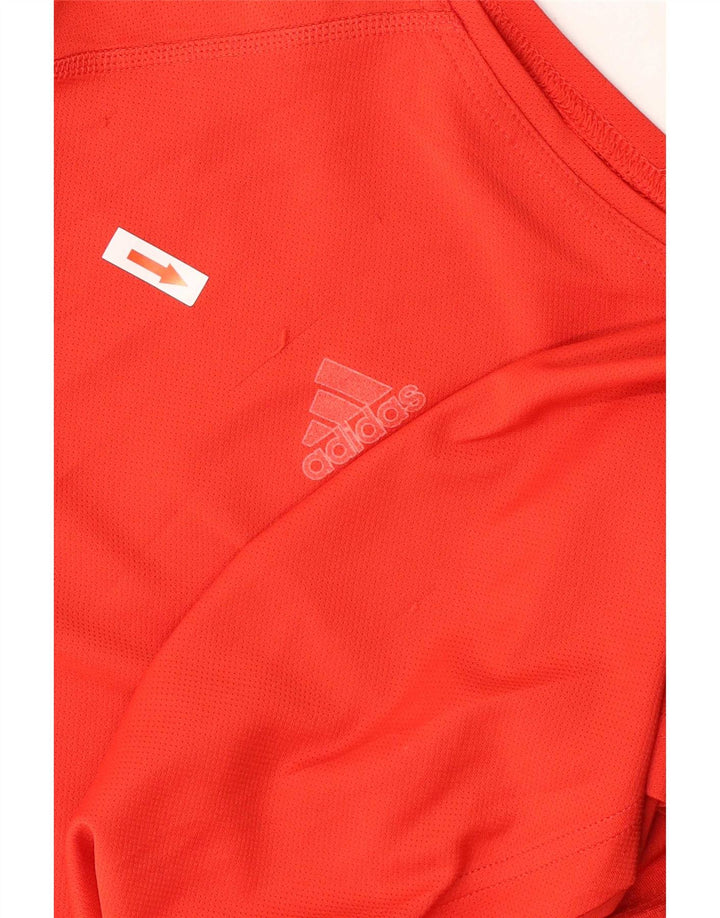 Adidas Мужской жилет Top XL Красный Полиэстер с цветными блоками