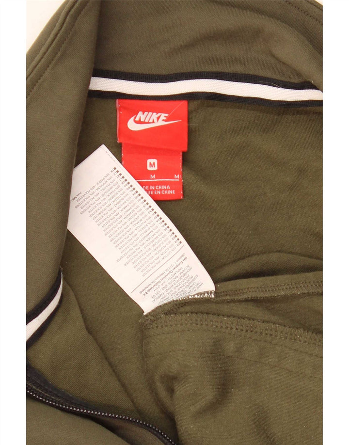 Мужской спортивный костюм Nike, верхняя куртка, средний цвет хаки, хлопок с цветными блоками