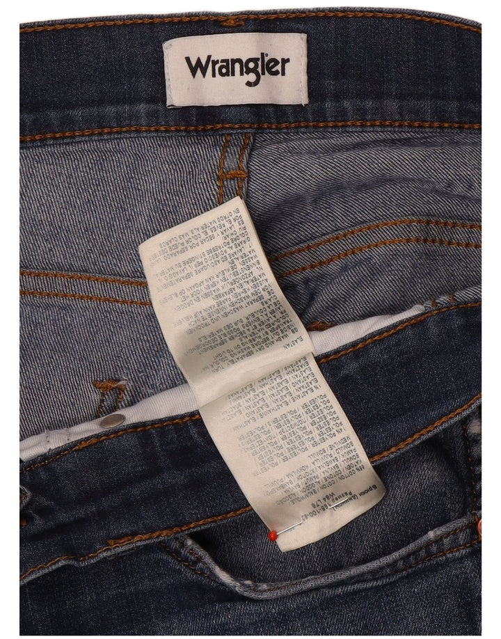Джинсы Wrangler Greensboro Slim W33 L30 темно-синие из полиэстера