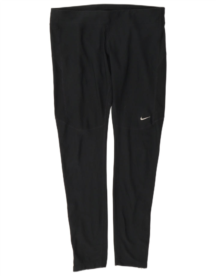 Женские леггинсы Nike Dri Fit UK 14, большие темно-синие, полиэстер