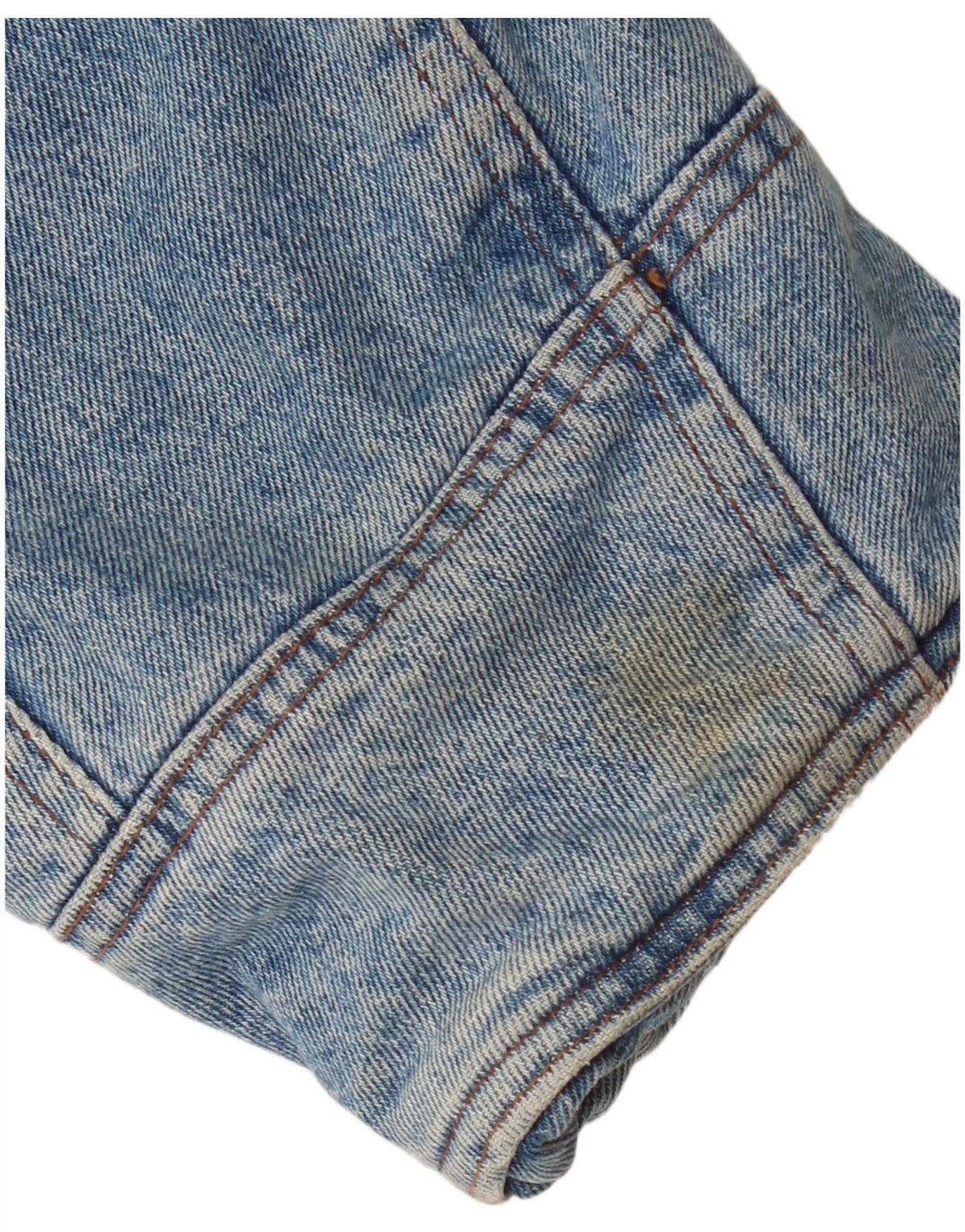 Мужская джинсовая куртка-шерпа UNIFORM UK 42 XL синяя