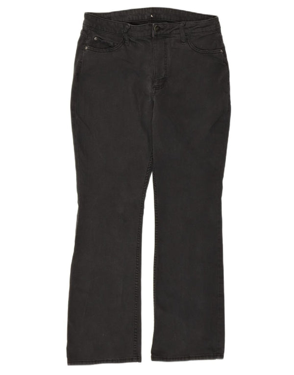 Женские джинсы Lee Bootcut UK 14 XL W36 L28 Серые хлопковые