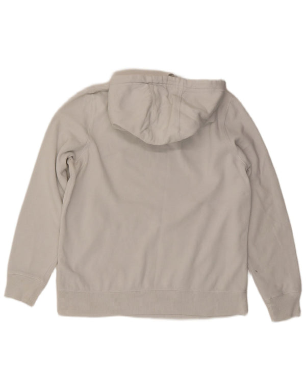 CREW CLOTHING Женский джемпер с капюшоном UK 12, средний белый хлопок, хлопок