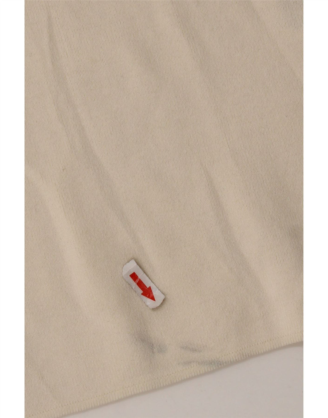 Женская футболка оверсайз Zara Top UK 14 Medium Off White из вискозы