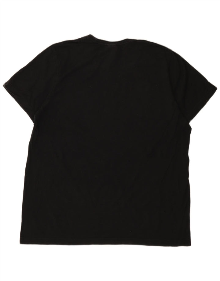 Мужская футболка с рисунком Adidas Top Medium Black Cotton