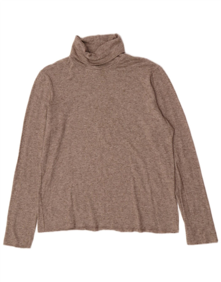 Женская блузка с высоким воротником Zara Top UK 18 XL Коричневый