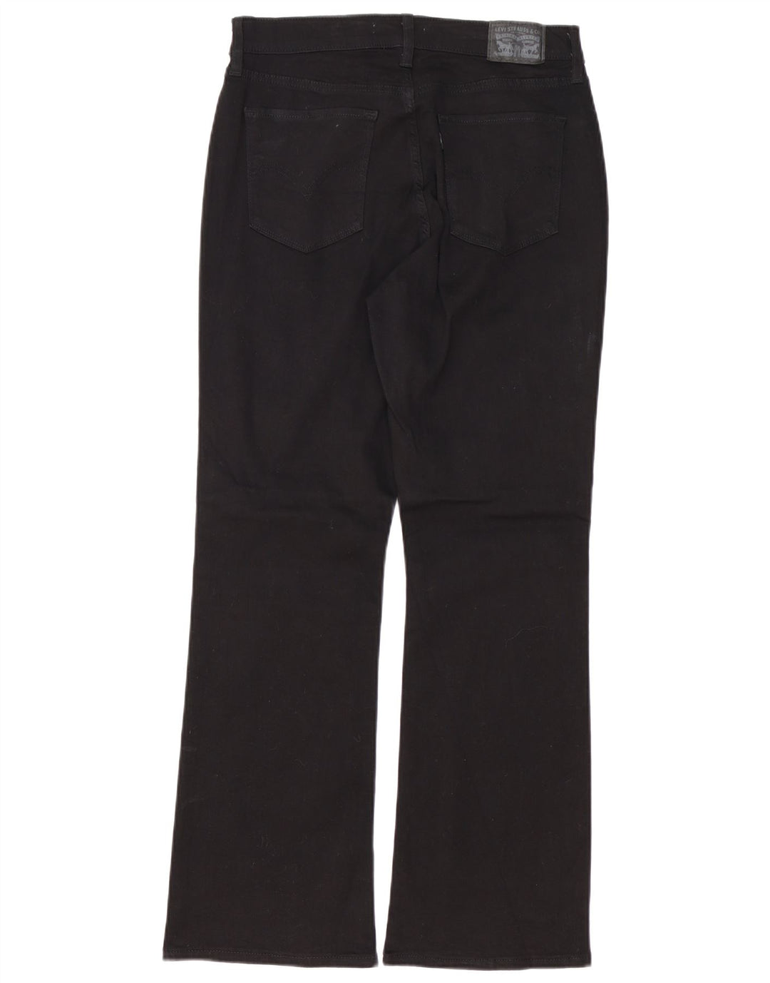 Женские классические джинсы LEVI'S Bootcut US 8 Medium W30 L29, черные хлопковые