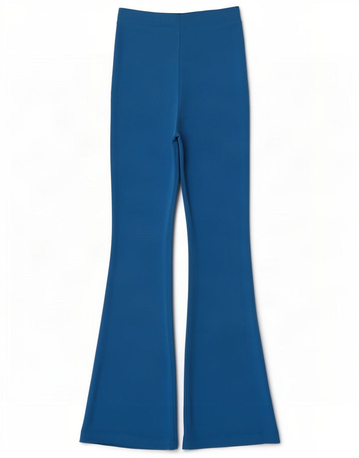 Женские спортивные брюки-клеш Zara UK 8, маленькие синие