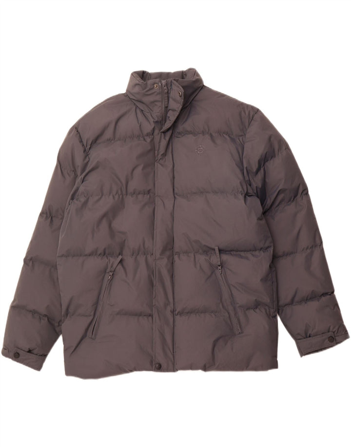 Мужская стеганая куртка COAST GUARD UK 40, большой серый полиэстер