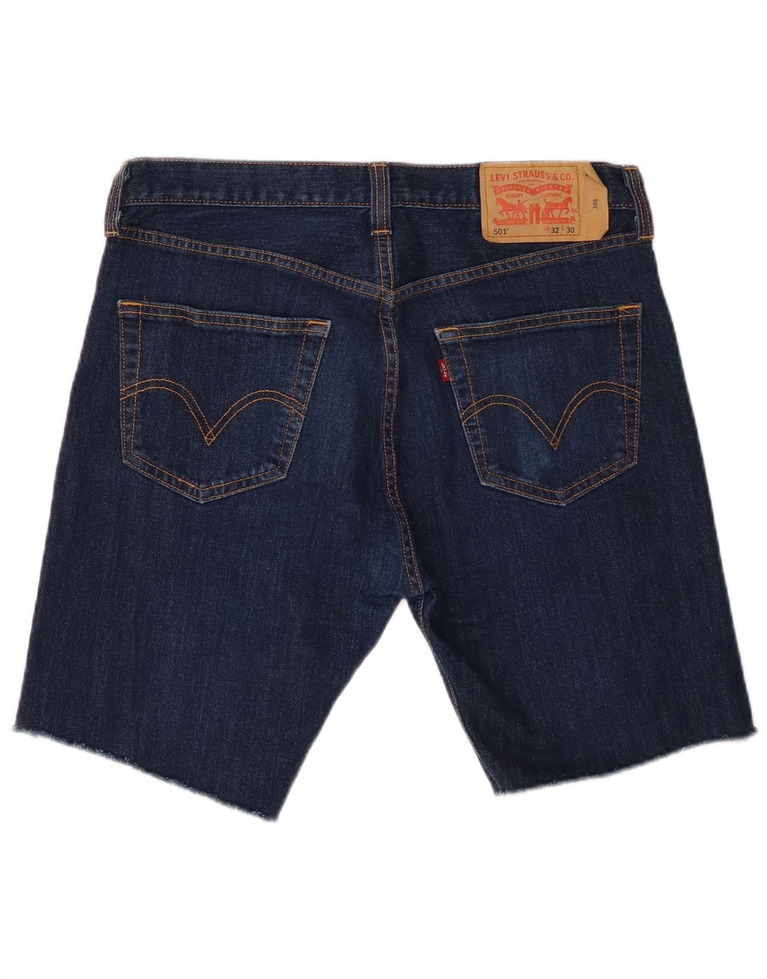 Мужские джинсовые шорты Levi's 501 W32, средний темно-синий, хлопок