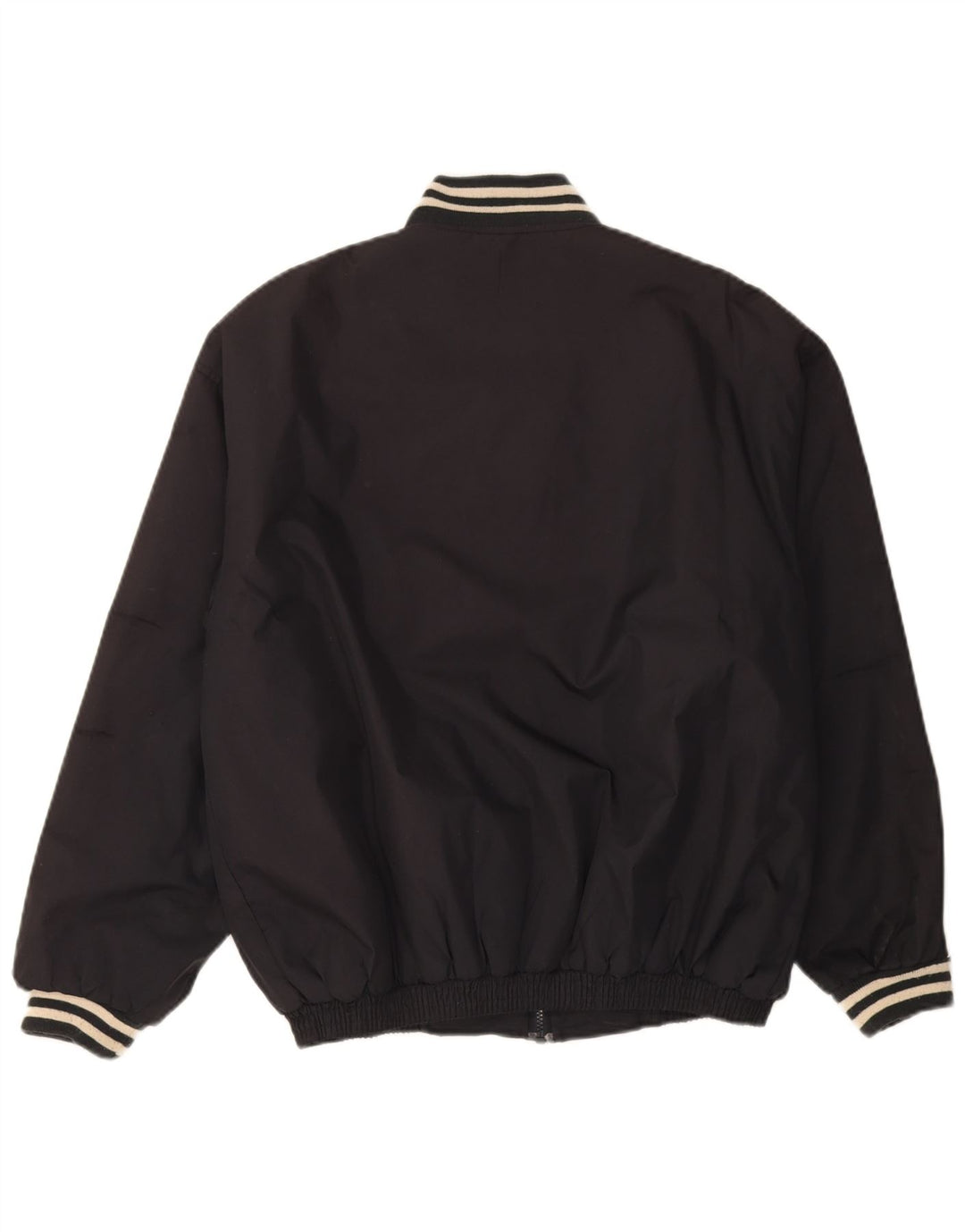 ST. BERNARD Mens Tracksuit Top Jacket Medium Black Colourblock Polyester