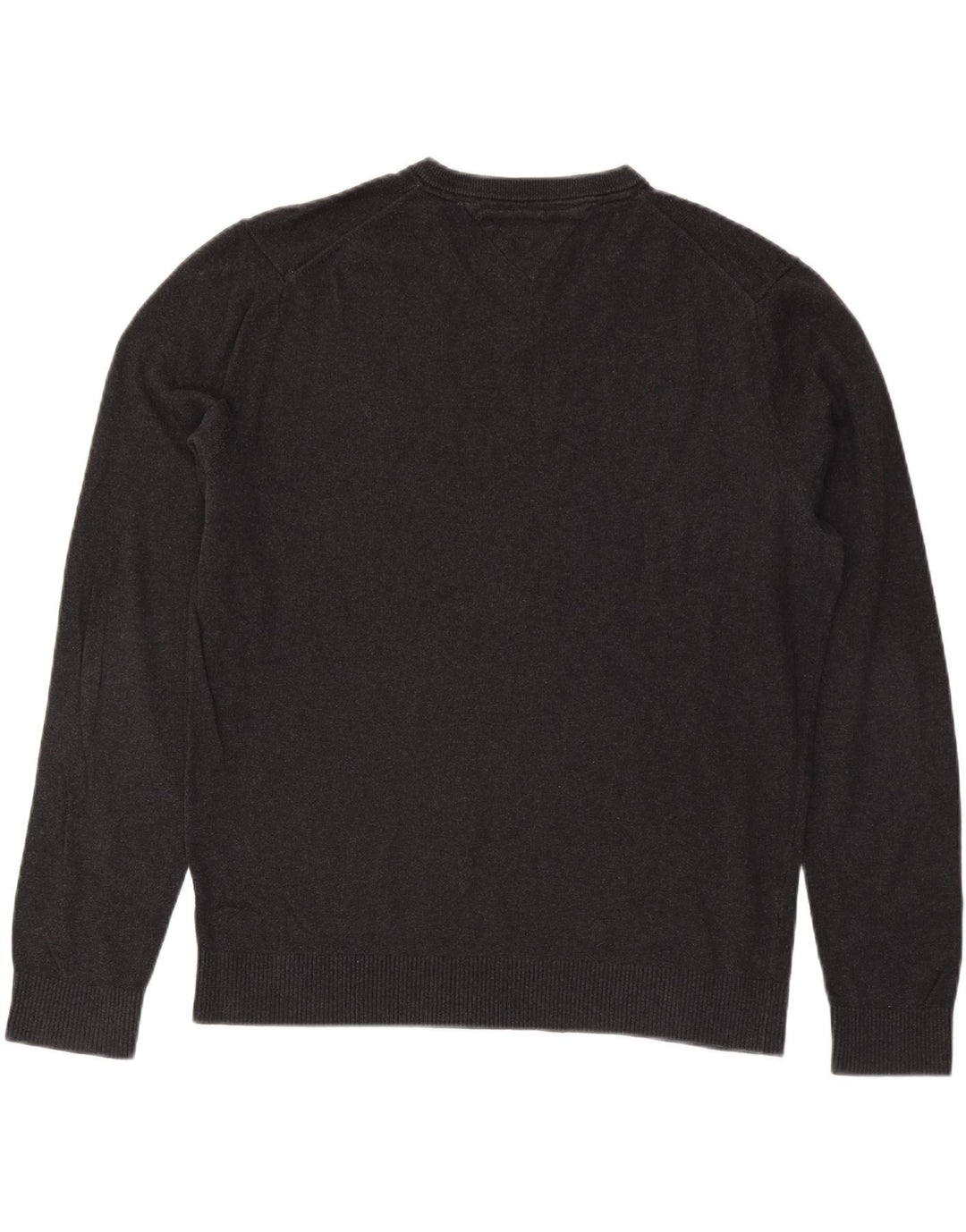 TOMMY HILFIGER Мужской джемпер с v-образным вырезом XL, серый хлопок