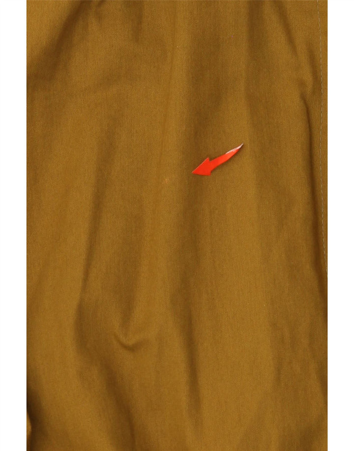 ВИНТАЖНОЕ Женское пальто оверсайз UK 10, маленькое, хаки, ацетат