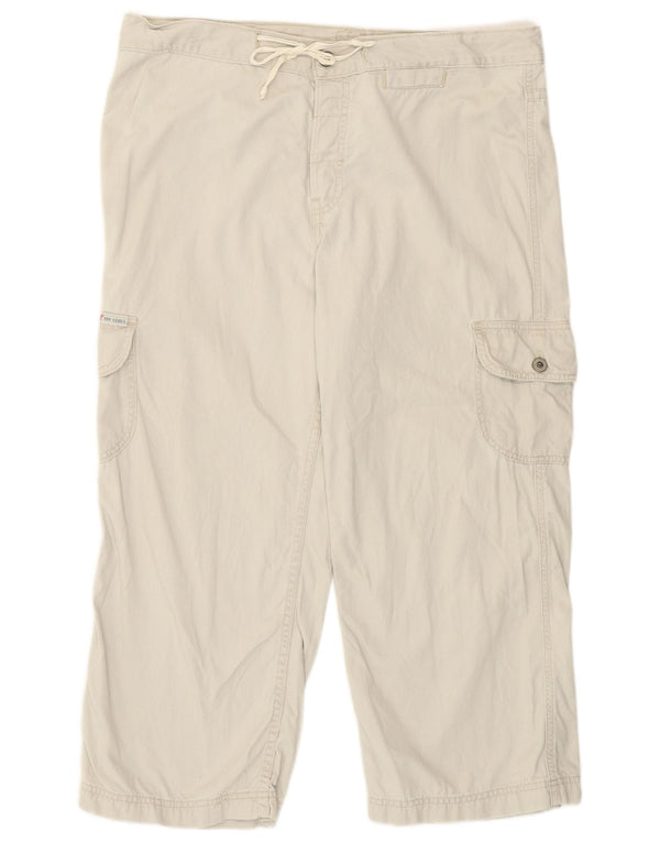 Женские капри галантереи Levi's, размер США 15, XL, W38, L24, белый хлопок