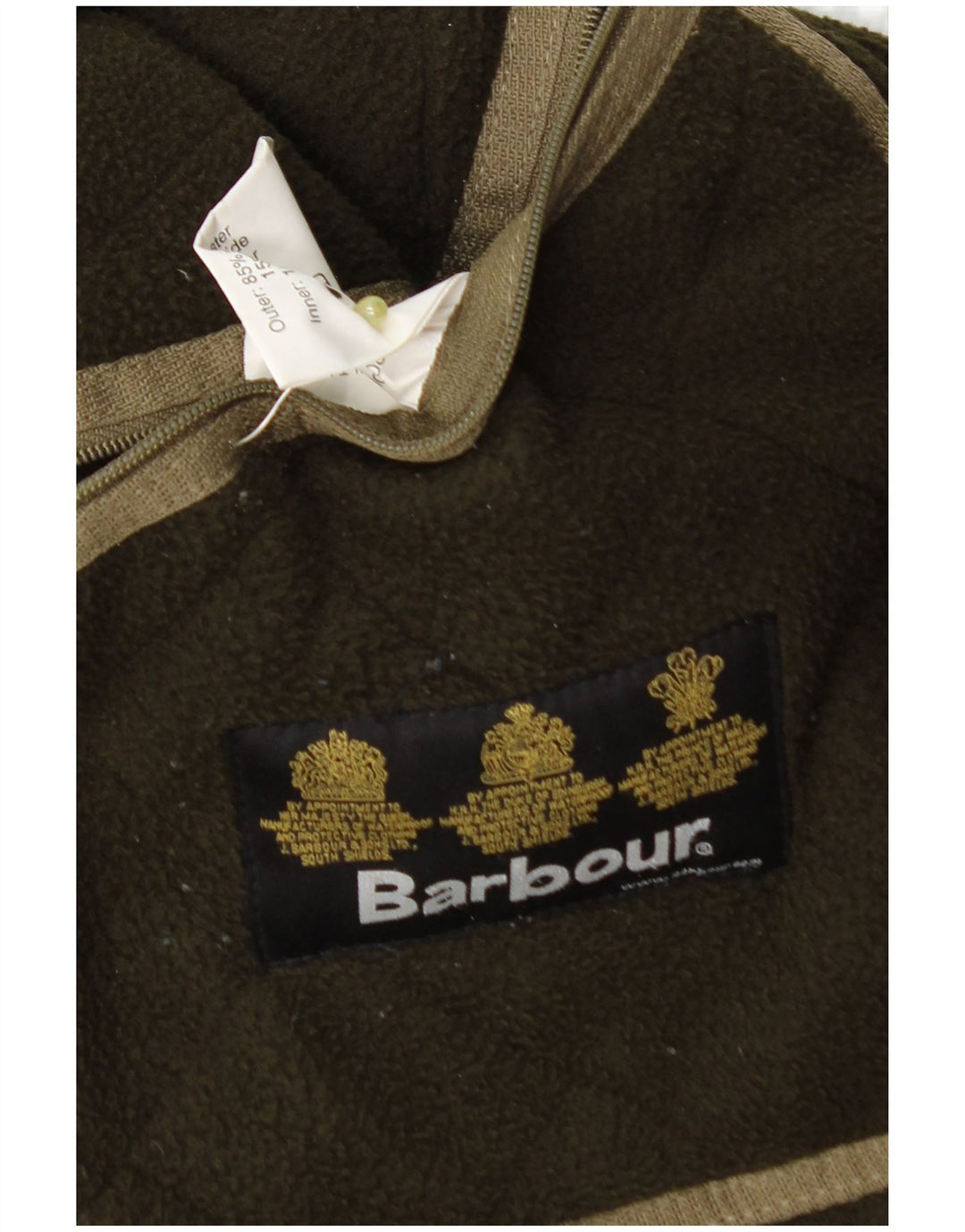 Мужская стеганая куртка Barbour UK 42 XL бежевый полиэстер