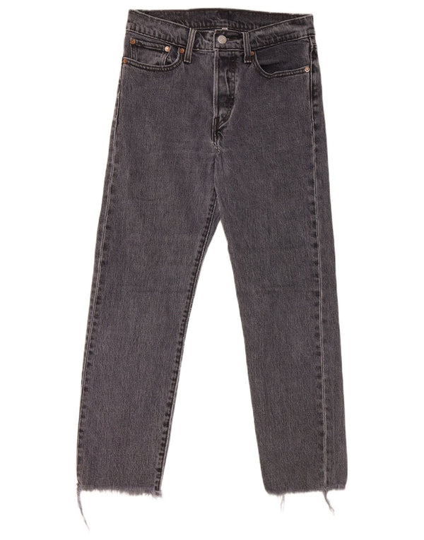 Женские прямые джинсы Levi's W27 L26, серые, хлопок