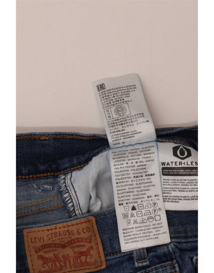 Женские классические джинсы Bootcut Levi's, размер США 10, большие размеры W30 L30, синий хлопок