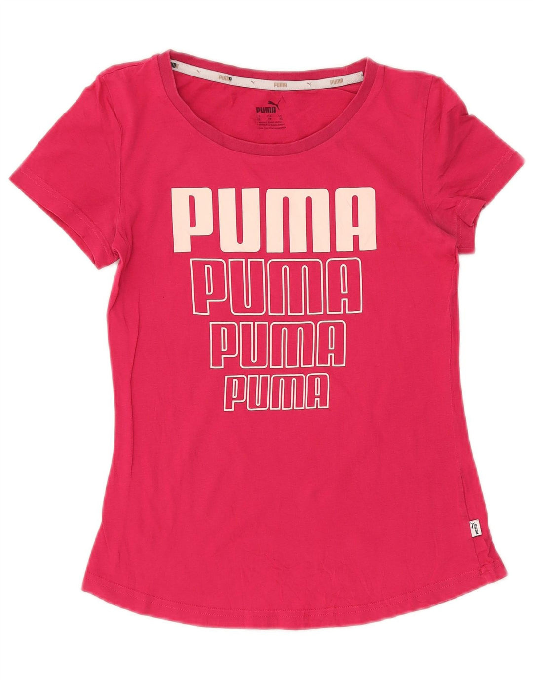 Женская футболка с рисунком PUMA Top UK 6 XS Розовый