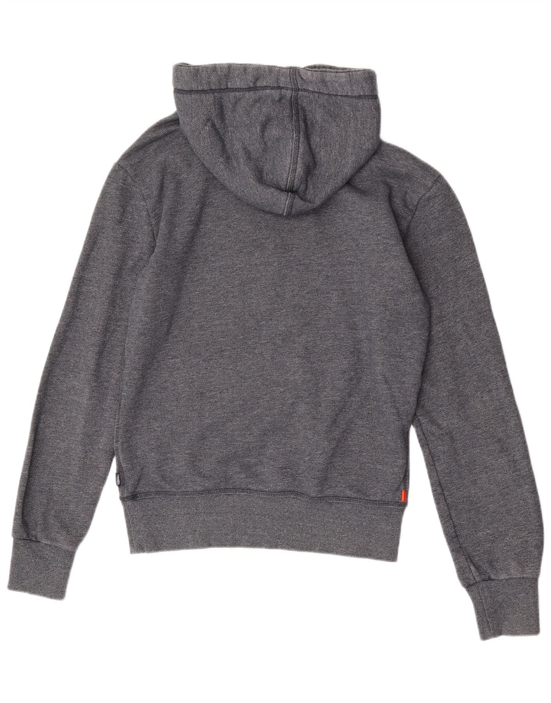 Мужской джемпер с капюшоном Superdry, маленький серый, хлопковый