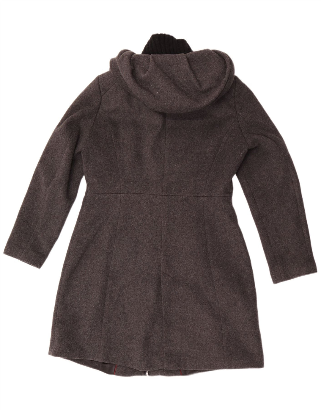 Женское пальто с капюшоном Zara UK 18 XL Серое