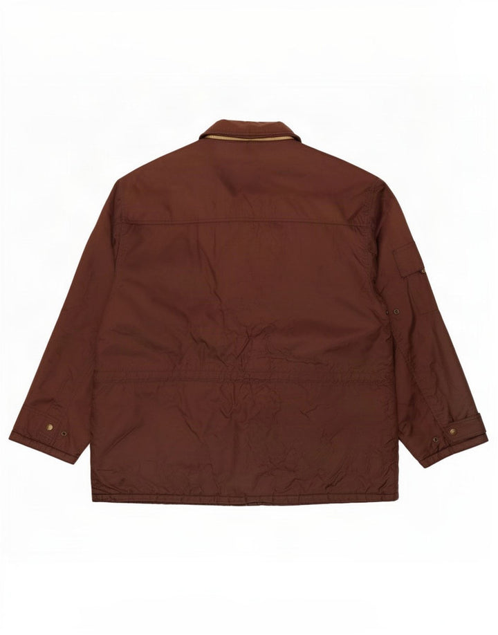 Мужская стеганая куртка Lee UK 42 XL коричневый нейлон