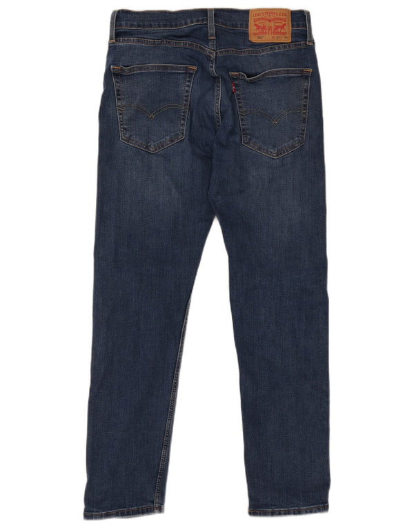 Мужские зауженные джинсы Levi's 502 W31 L30 синие, хлопок