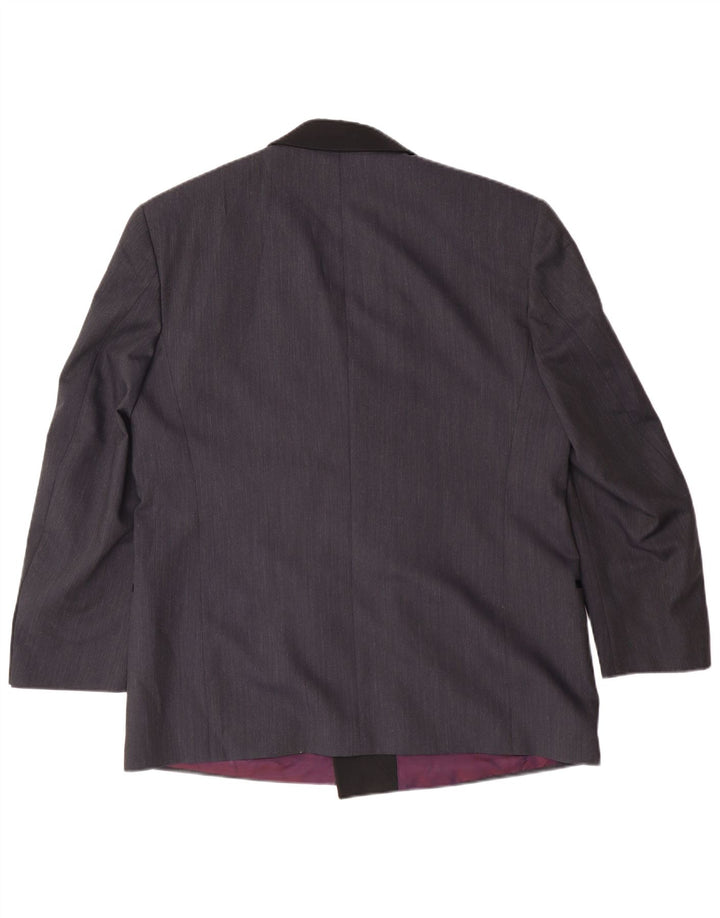 Мужской двубортный пиджак Wilvorst UK 38 средний темно-синий