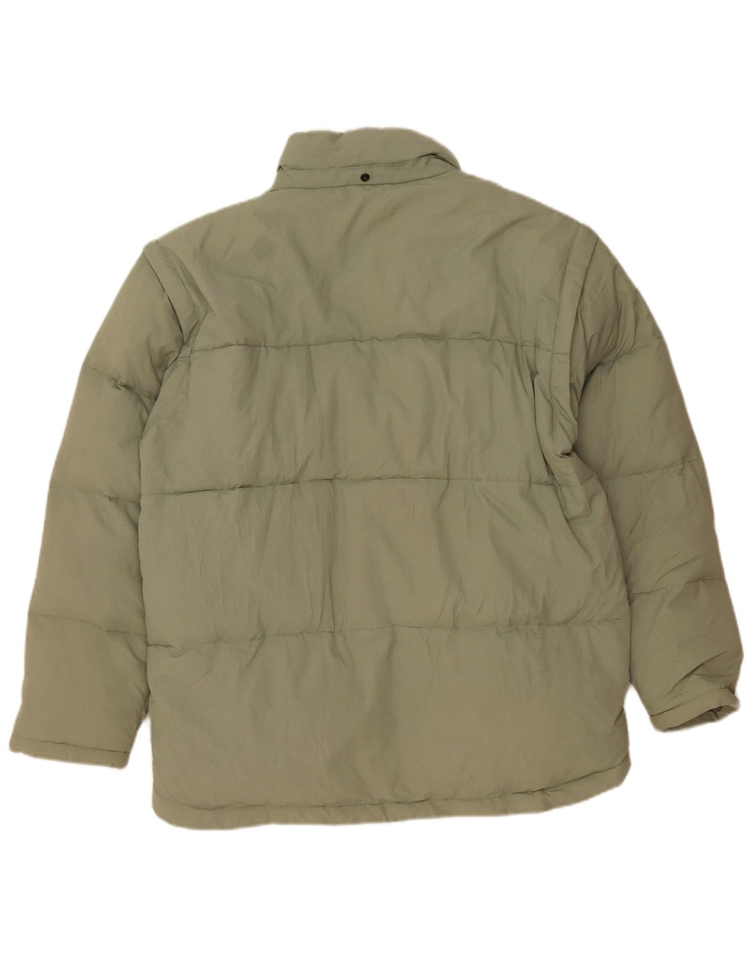 FILA Mens Padded Jacket UK 40 Large Green Polyamide