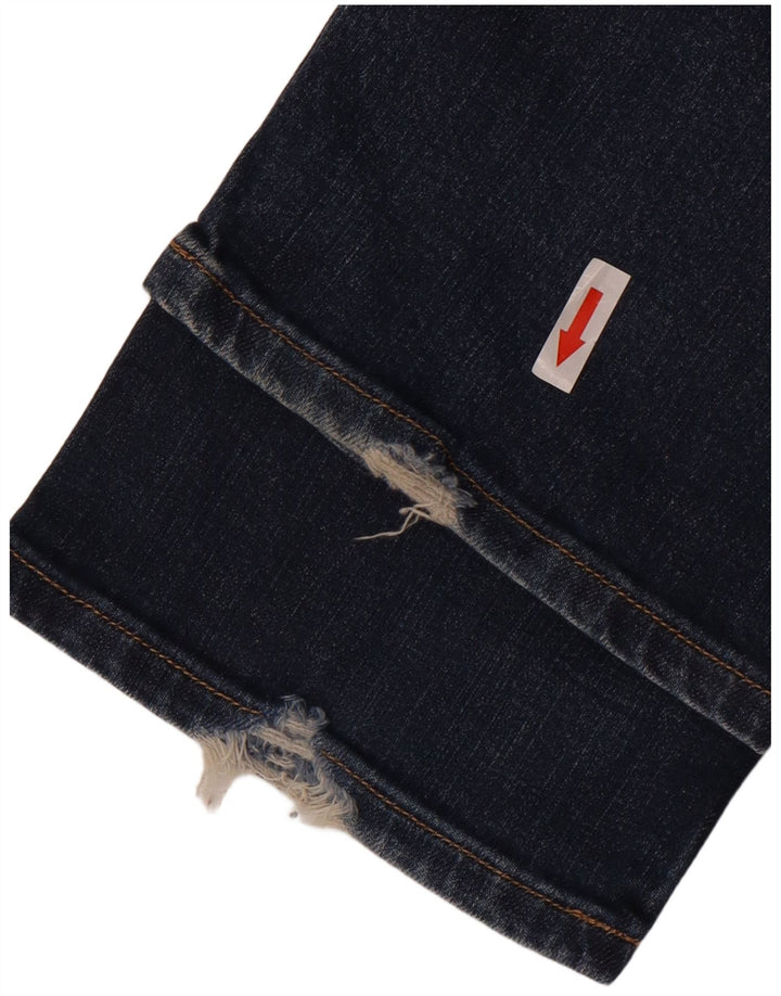 Женские прямые джинсы Levi's 470 W28 L34 синие, хлопок