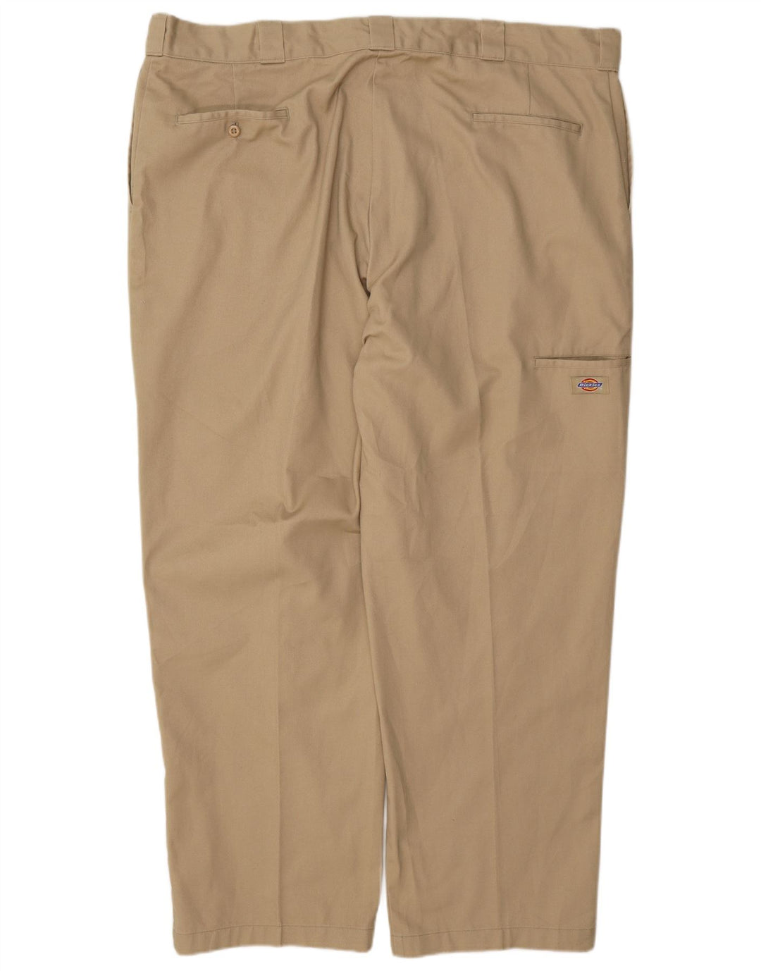 Мужские прямые брюки-карго Dickies W44 L32 бежевого цвета из полиэстера