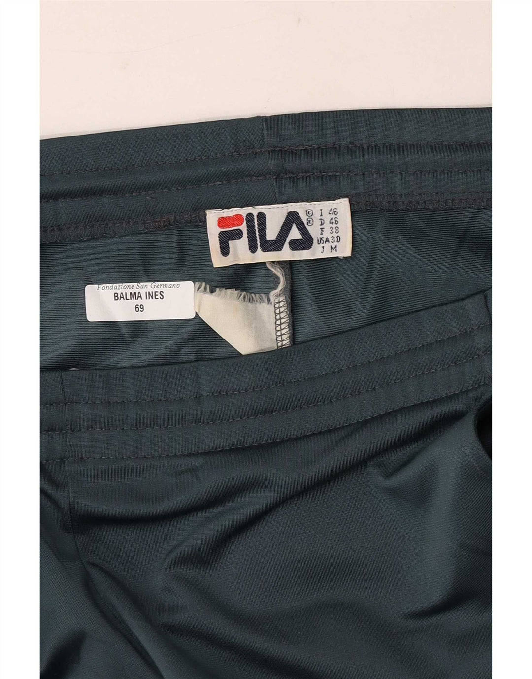 Fila Мужские спортивные брюки IT 46 маленький зеленый