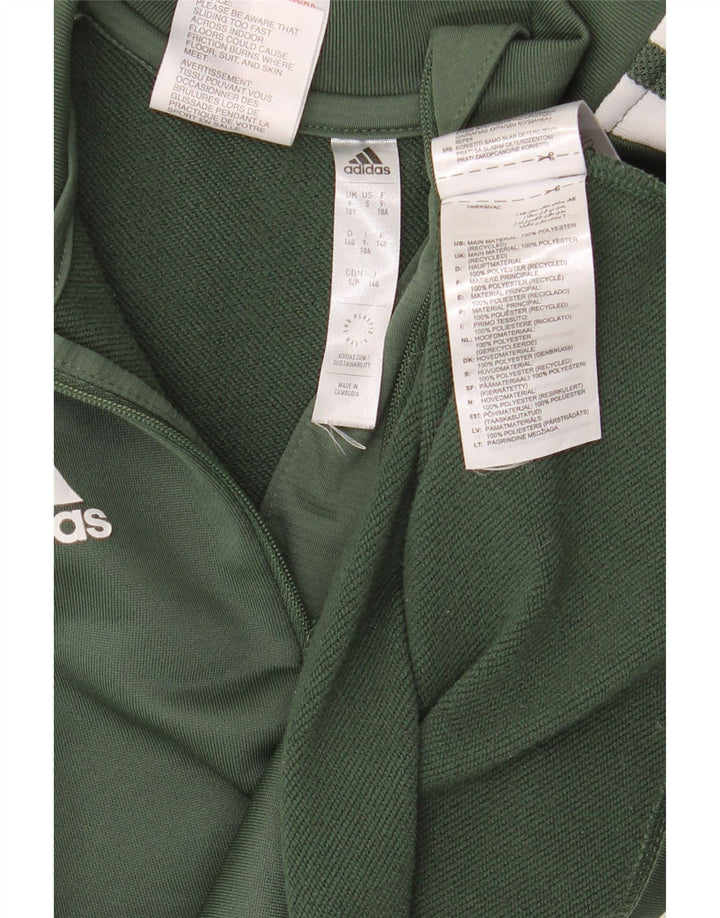 Спортивный костюм Adidas для мальчиков с графическим рисунком, топ 9-10 лет цвета хаки