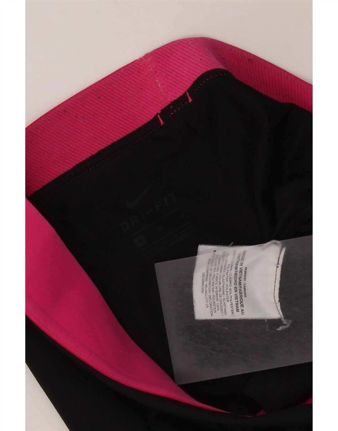 Женские спортивные шорты NIKE Dri Fit с графическим рисунком UK 12, средние черные цветные блоки