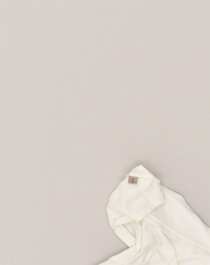 NAPAPIJRI Girls Graphic T-Shirt Top 11-12 Years White Cotton | Vintage Napapijri | Thrift | Second-Hand Napapijri | Used Clothing | Messina Hembry 