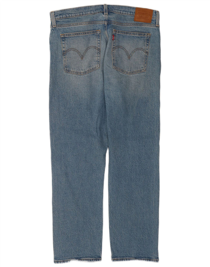 Женские прямые джинсы Levi's на танкетке W31 L28, синие, хлопок