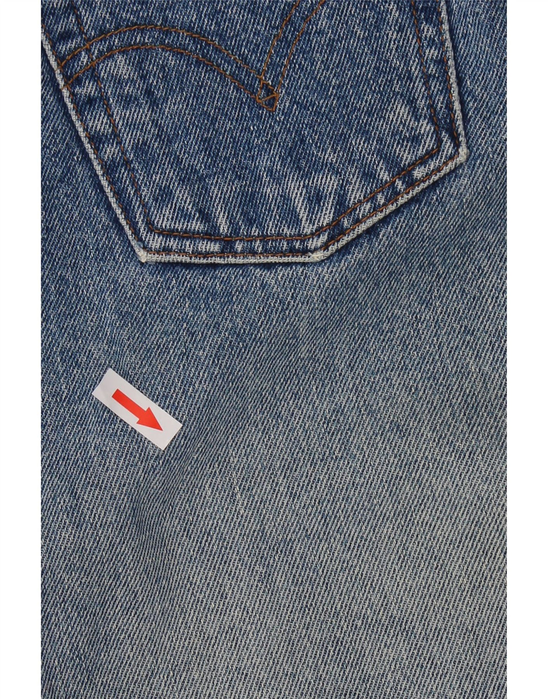 Женская джинсовая юбка LEVI'S W26, маленькая синяя, хлопок