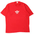 Adidas Мужская футболка с рисунком Большой красный хлопок