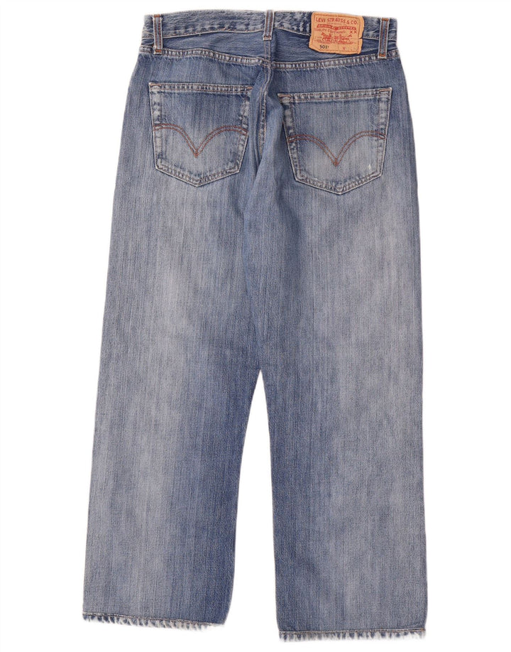 Мужские прямые джинсы Levi's 501 W33 L27 синие, хлопок