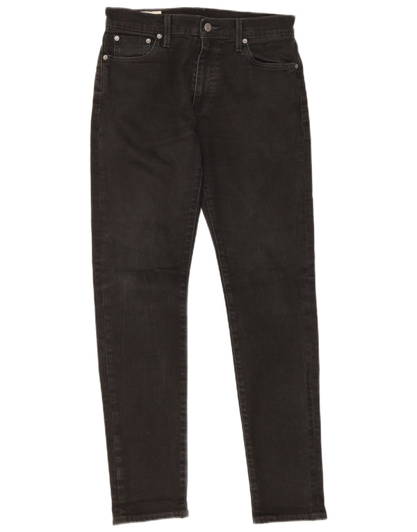 Мужские узкие джинсы Levi's W30 L29, черный хлопок