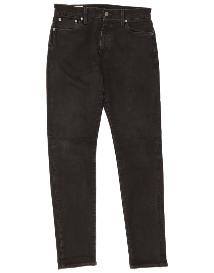 Мужские узкие джинсы Levi's W30 L29, черный хлопок